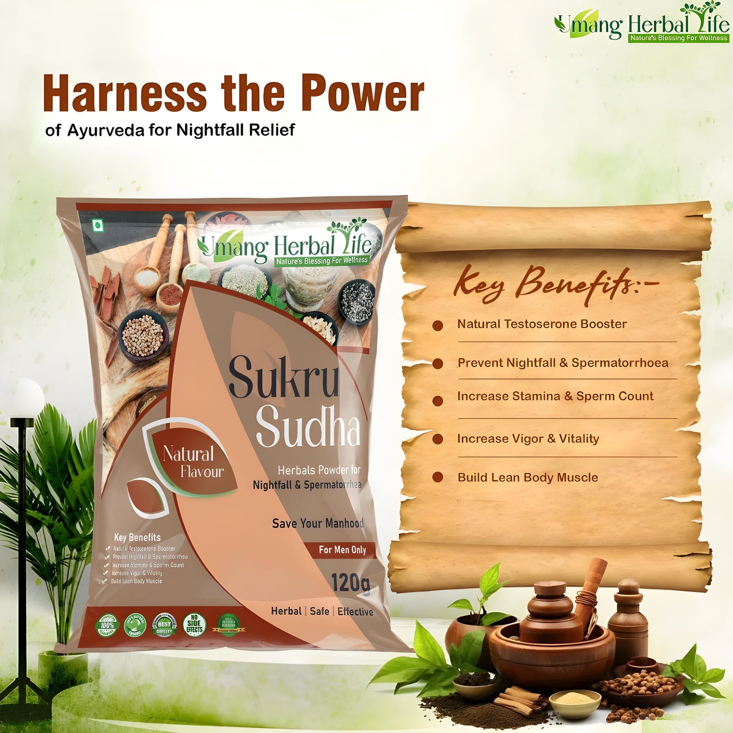 🌿Natural Sperm Enhancer & Male Reproductive Health Solution 🌿-🌿 Sukru Sudha🌿